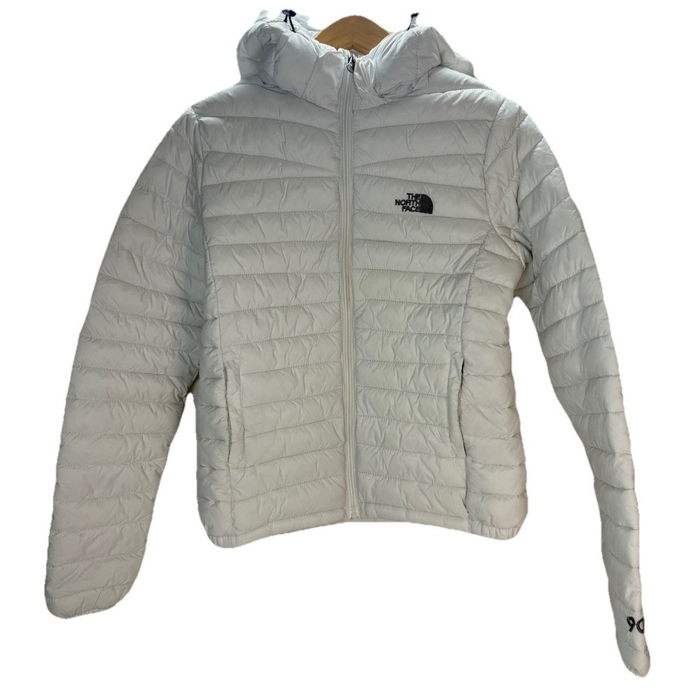 Women's Size Medium The North Face Puffer Jacket With Detachable Hood READ